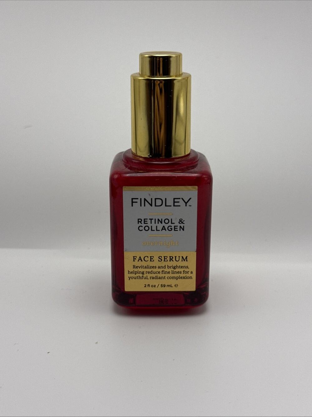 Findley Retinol & Collagen Overnight Face Serum 2 fl oz/59 mL NEW